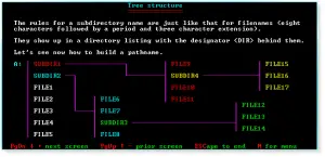Advanced DOS 006 Tree Structure