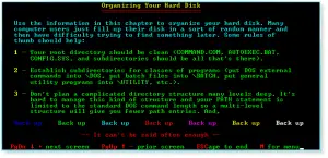 Advanced DOS 021 Organizing Your Hard Disk