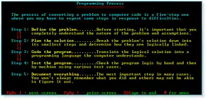 Programming 003 Process