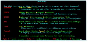 Programming 017 Languages