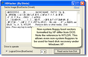 XP Floppy Boot Sector